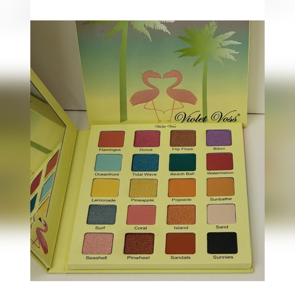VIOLET VOSS FLAMINGO EYE Shadow Palette 20 Colors New in BOX 100 % Authentic - Picture 5 of 6